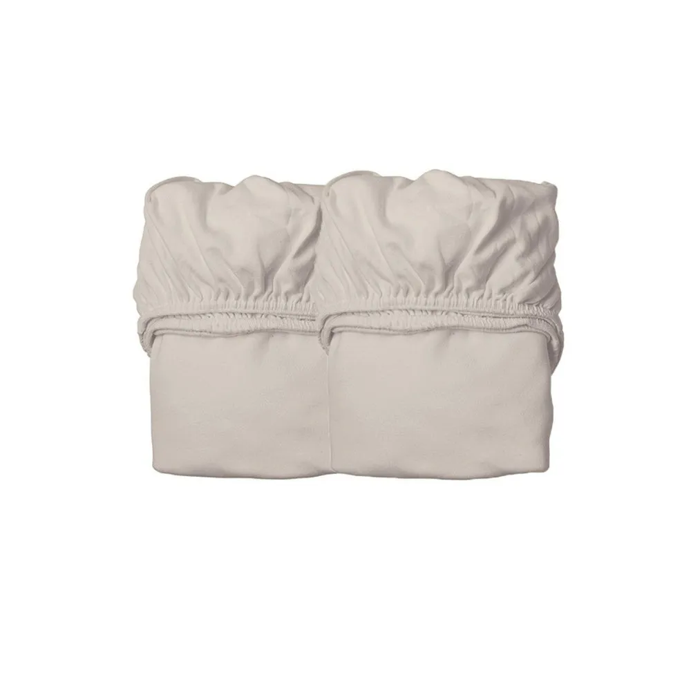 Leander Organic Cotton Fitted Sheet, 2 pce