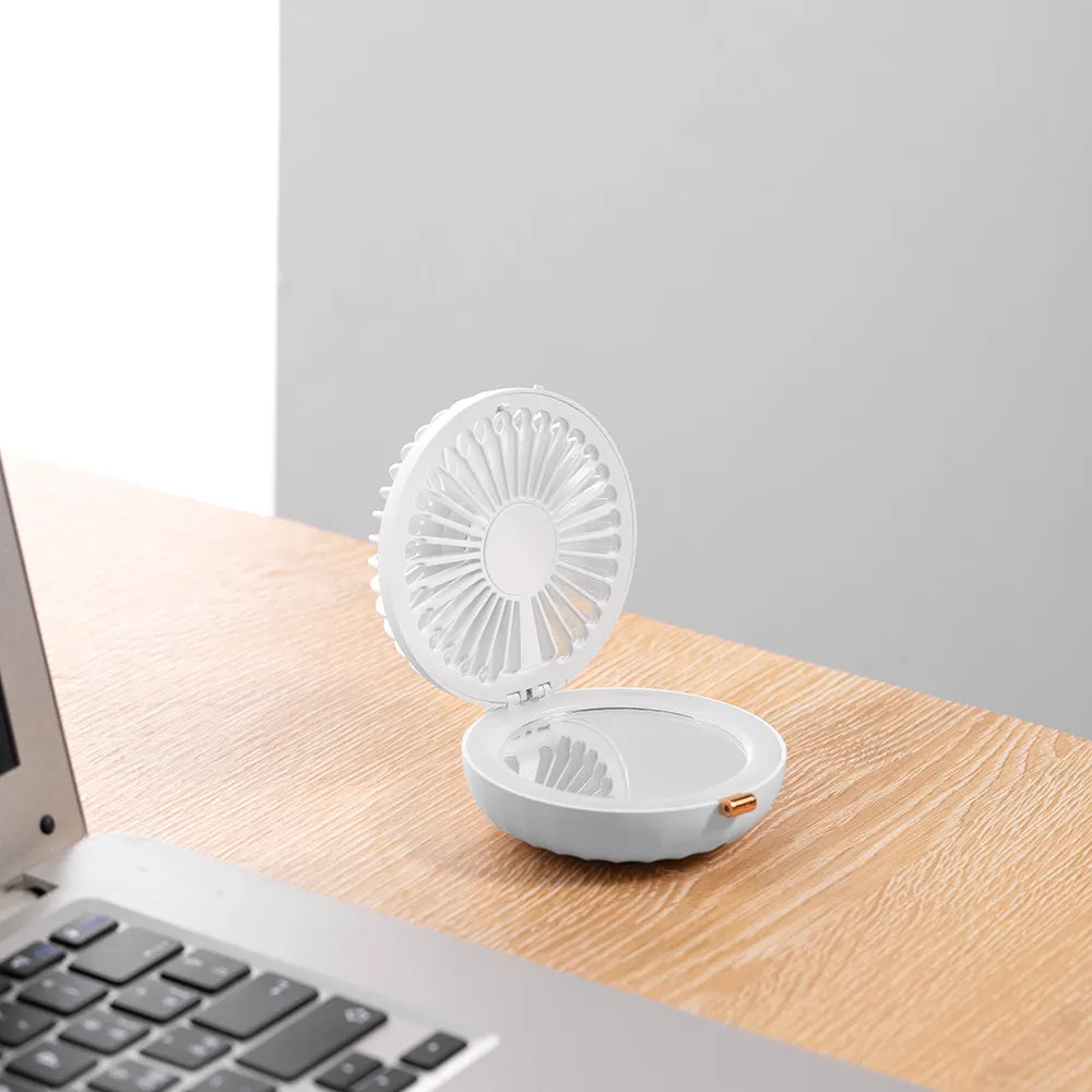 LED Mirror Pocket Fan