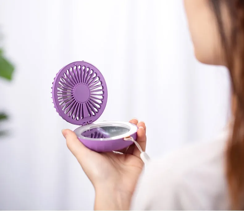 LED Mirror Pocket Fan