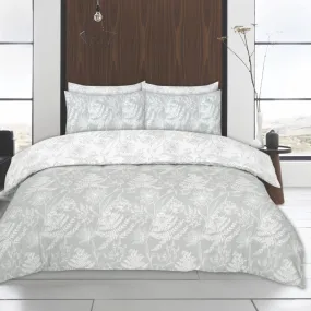 Lewis's Twin Pack Farrow / Hibiscus Duvet Set - Apple