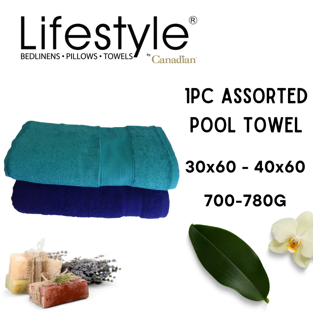 Lifestyle by Canadian T7-Cotton Bath Towels Assorted Colors