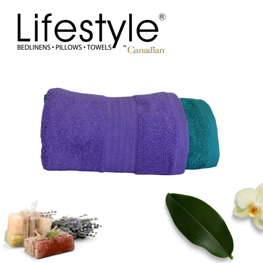 Lifestyle by Canadian T7-Cotton Bath Towels Assorted Colors