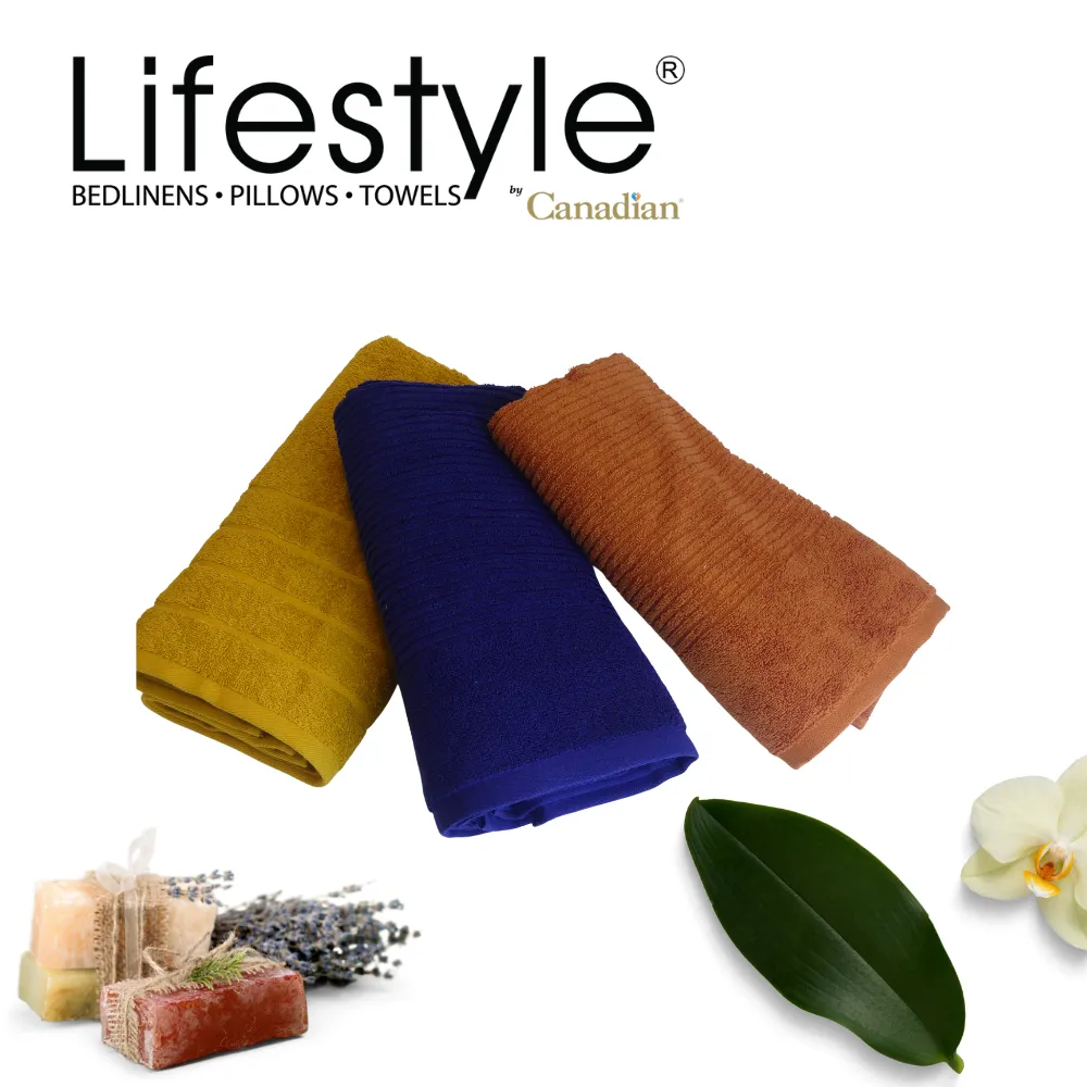 Lifestyle by Canadian T7-Cotton Bath Towels Assorted Colors