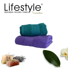 Lifestyle by Canadian T7-Cotton Bath Towels Assorted Colors