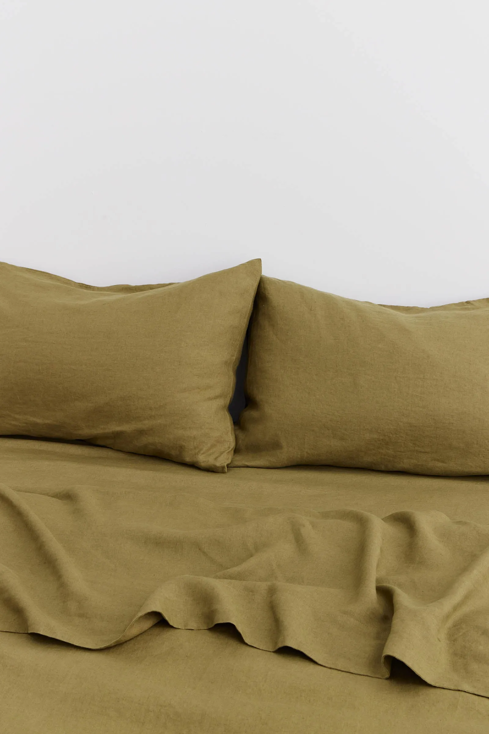 Linen Duvet Cover Olive