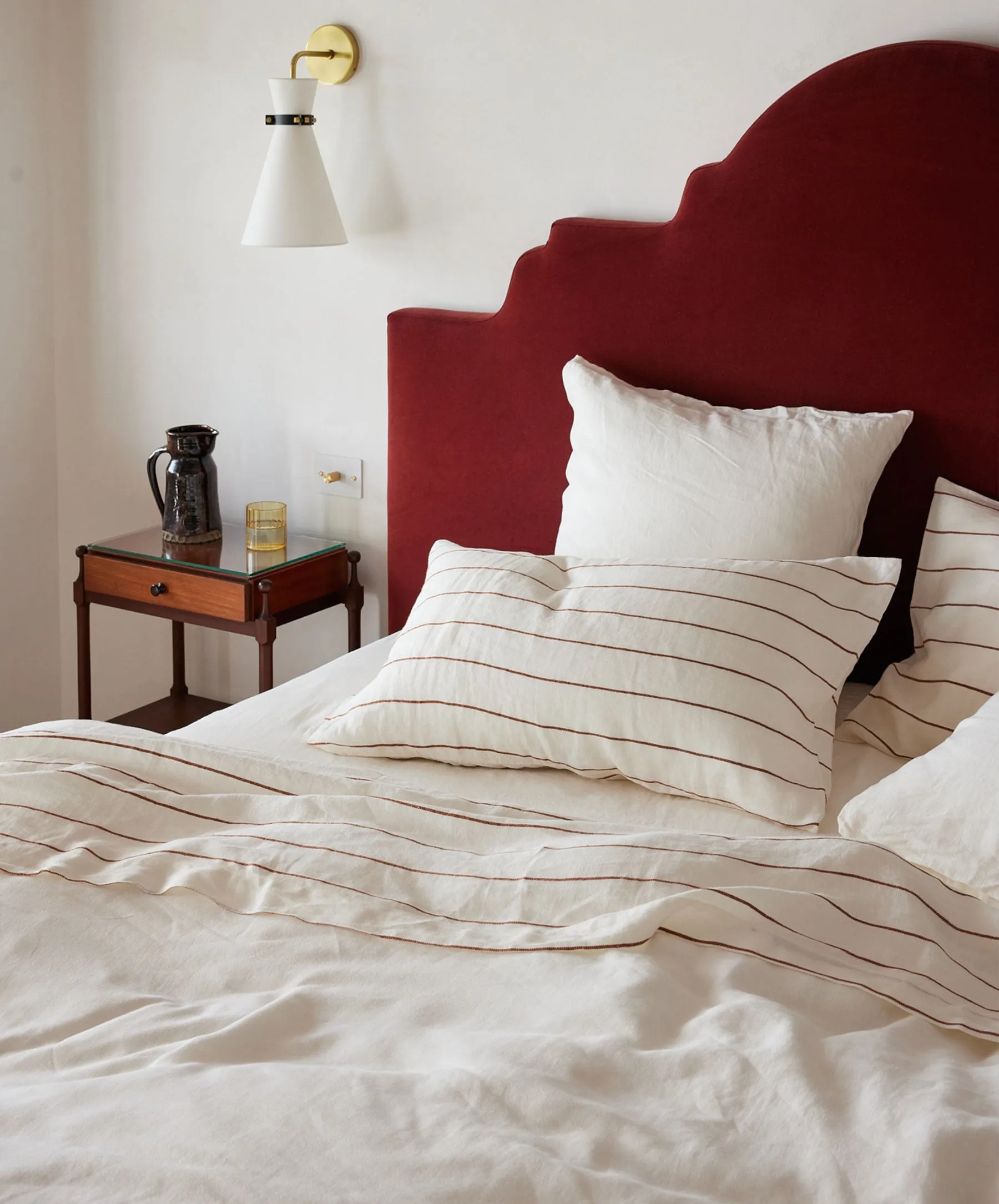 Linen Duvet Cover Set - Ivory