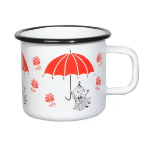 Little My enamel mug 3,7 dl white