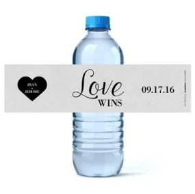 Love Wins Water Bottle Labels