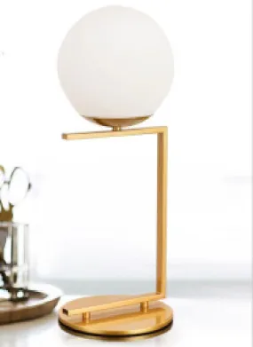 Lunar Lantern Golden Finish Table Lamp (T9086)