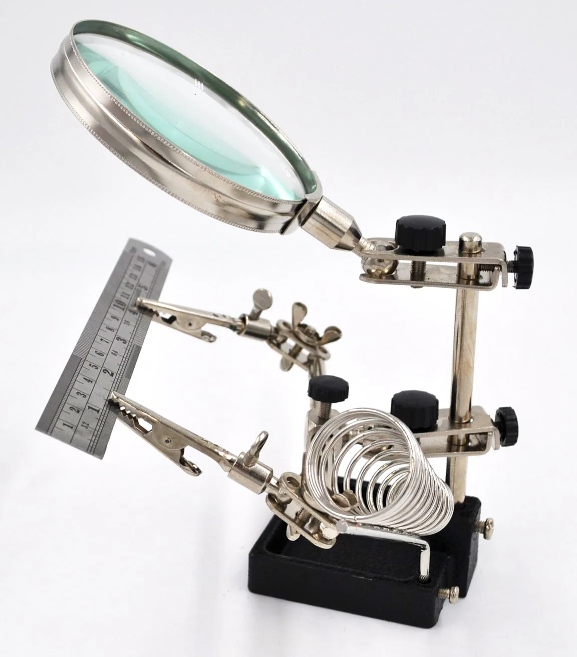 Magnifier - Helping Hand with Soldering Stand