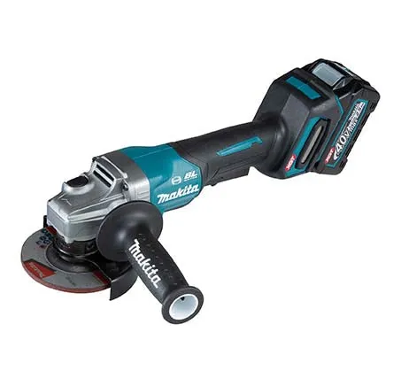 Makita 4" 40V Cordless Brushless Angle Grinder GA021GM201 Come With 4.0Ah battery and Charger | Model : M-GA021GM201