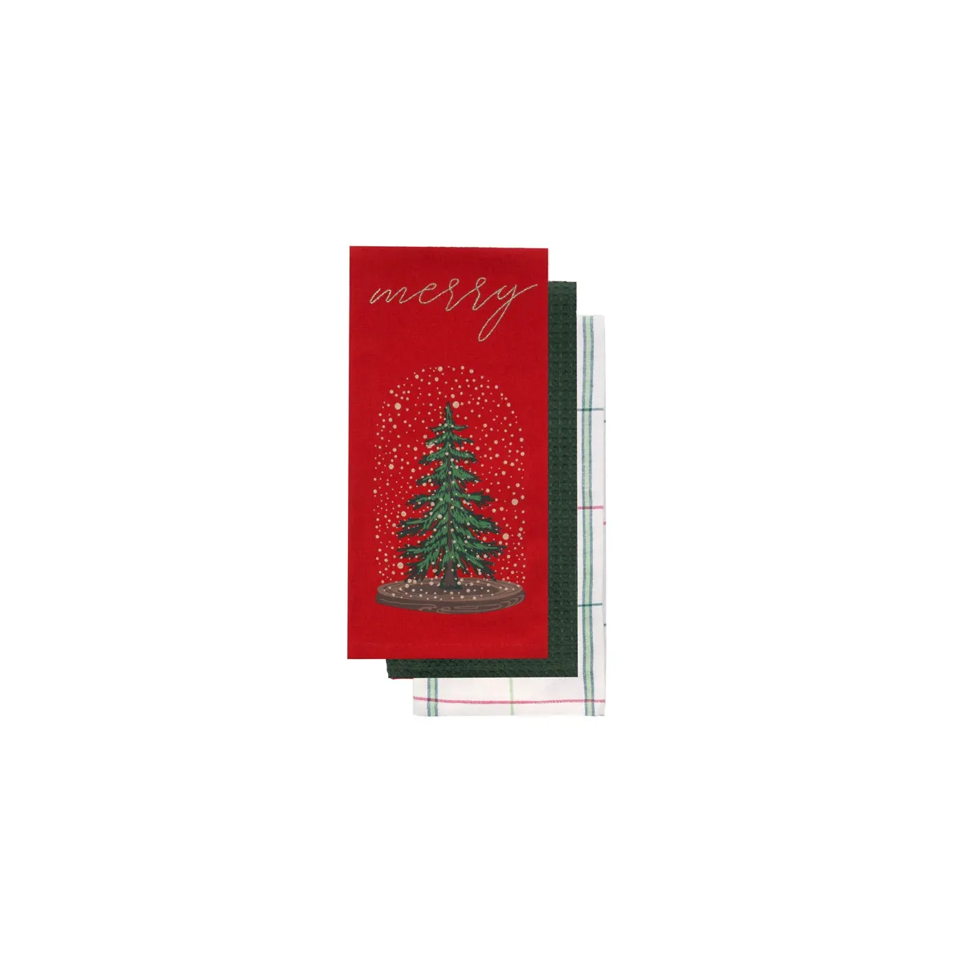 Merry Trees Kitchen Towel Set Of 3