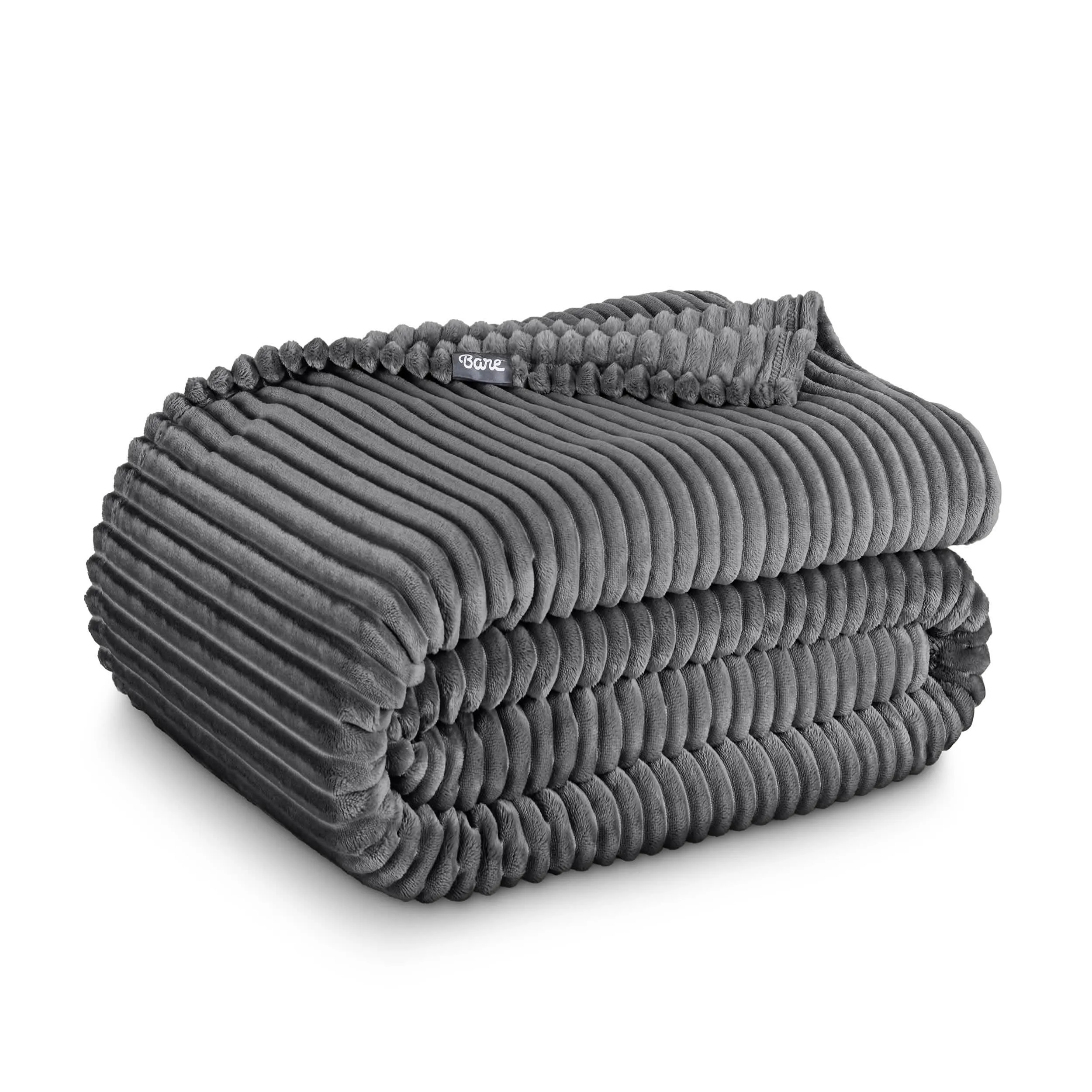 Microplush Ribbed Blanket