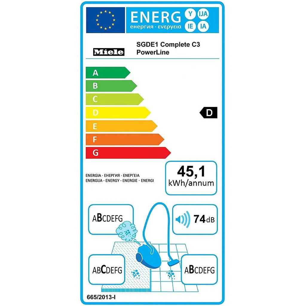 Miele Complete C3 Powerline with HEPA filter