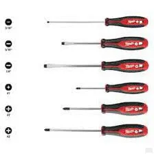 Milwaukee Screwdriver Set 6-Piece 48-22-2706