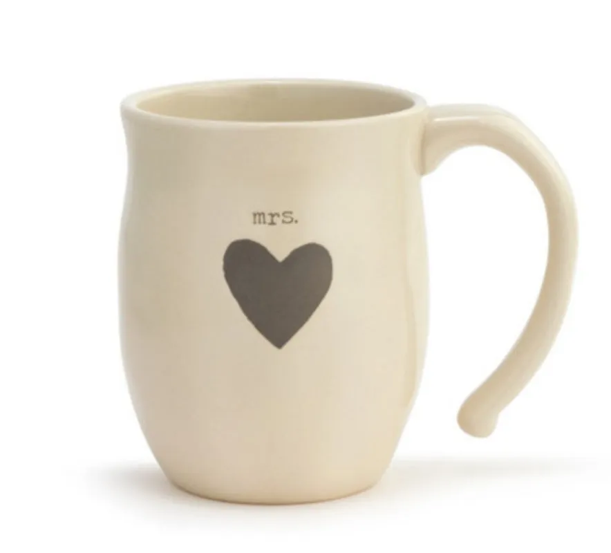 Mr. And mrs. Heart mug