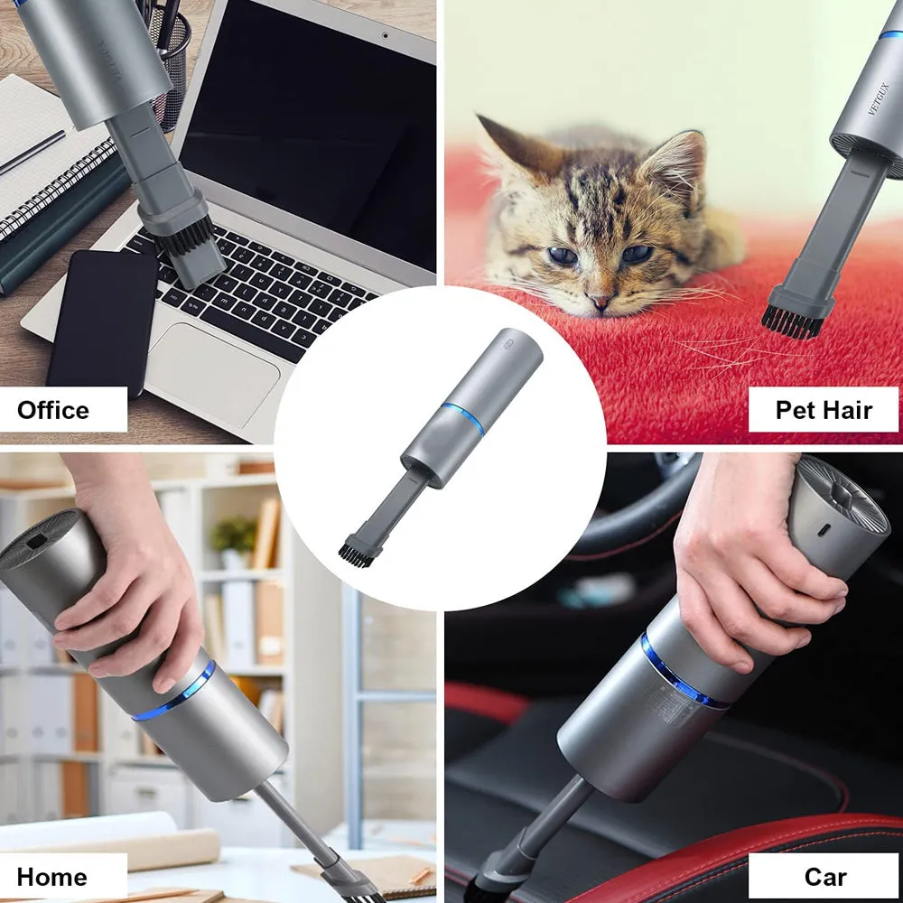 Multifunctional Mini Handheld Cordless Car Vacuum- USB Charging