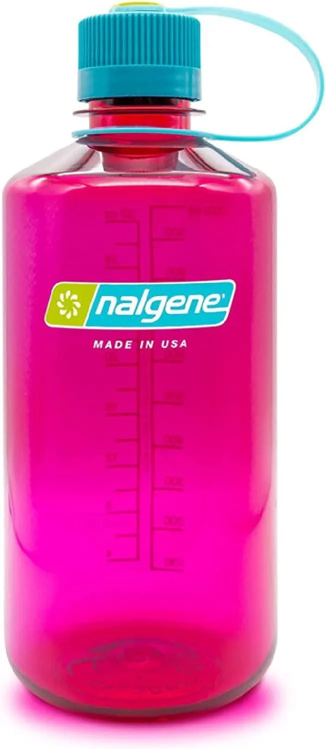 Nalgene Narrow Mouth 32oz Tritan Plastic Water Bottle, 32 Ounce