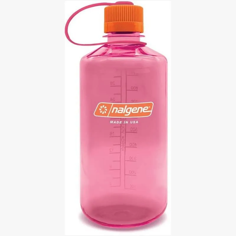 Nalgene Narrow Mouth 32oz Tritan Plastic Water Bottle, 32 Ounce