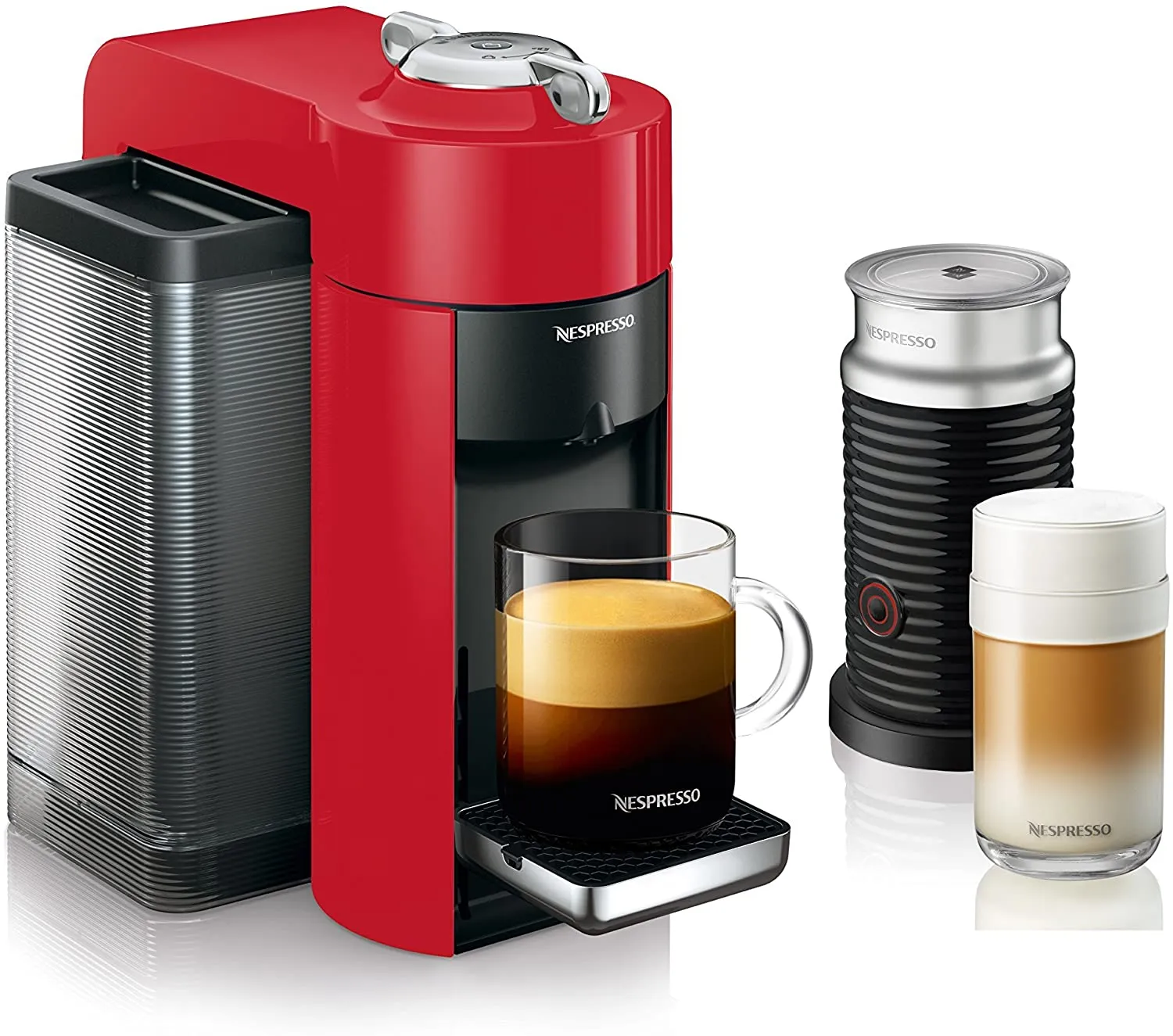 Nespresso - Espresso Machine Bundle with Aeroccino Milk Frother