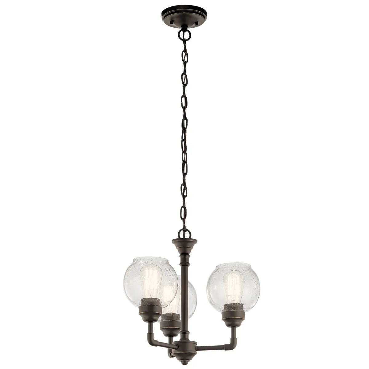 Niles 3-Light Chandelier/Semi-Flush (Convertible)