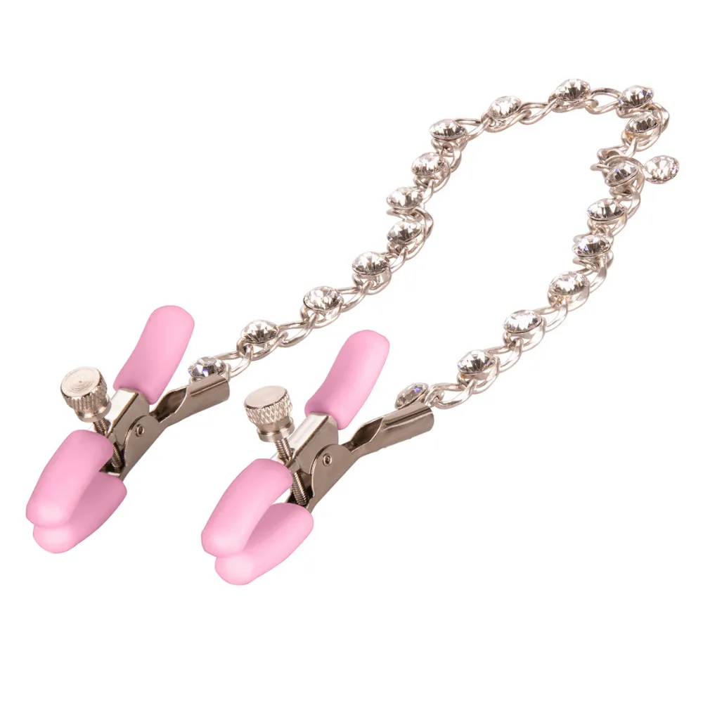 Nipple Play Crystal Chain Nipple Clamps