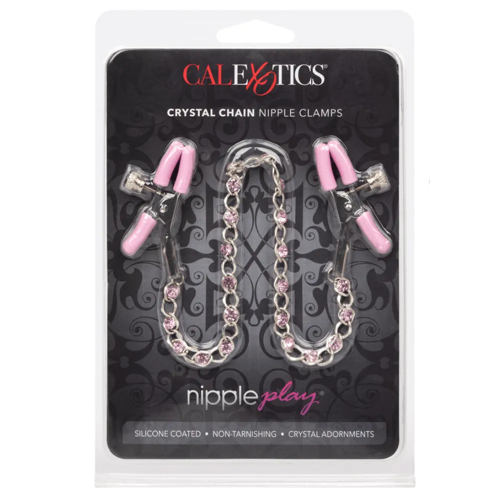 Nipple Play Crystal Chain Nipple Clamps