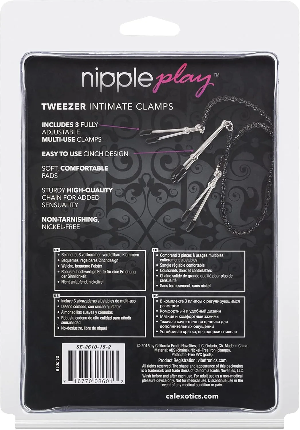 Nipple Play Tweezer Nipple & Clit Clips