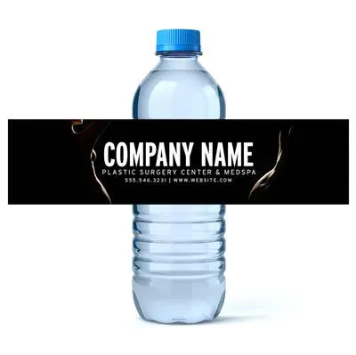 Nude Plastic Surgery Water Bottle Labels