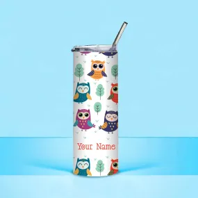 Nutcase Coffee Tumbler Insulated with Metal Straw - Customized Travel Mug 600ml