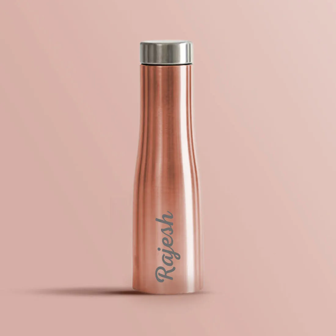 Nutcase Custom Metal Water Bottles for Home Office Restaurants Hotels-Rose Gold-750ml