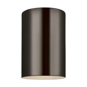 Outdoor Cylinders Small LED Ceiling Flush Mount