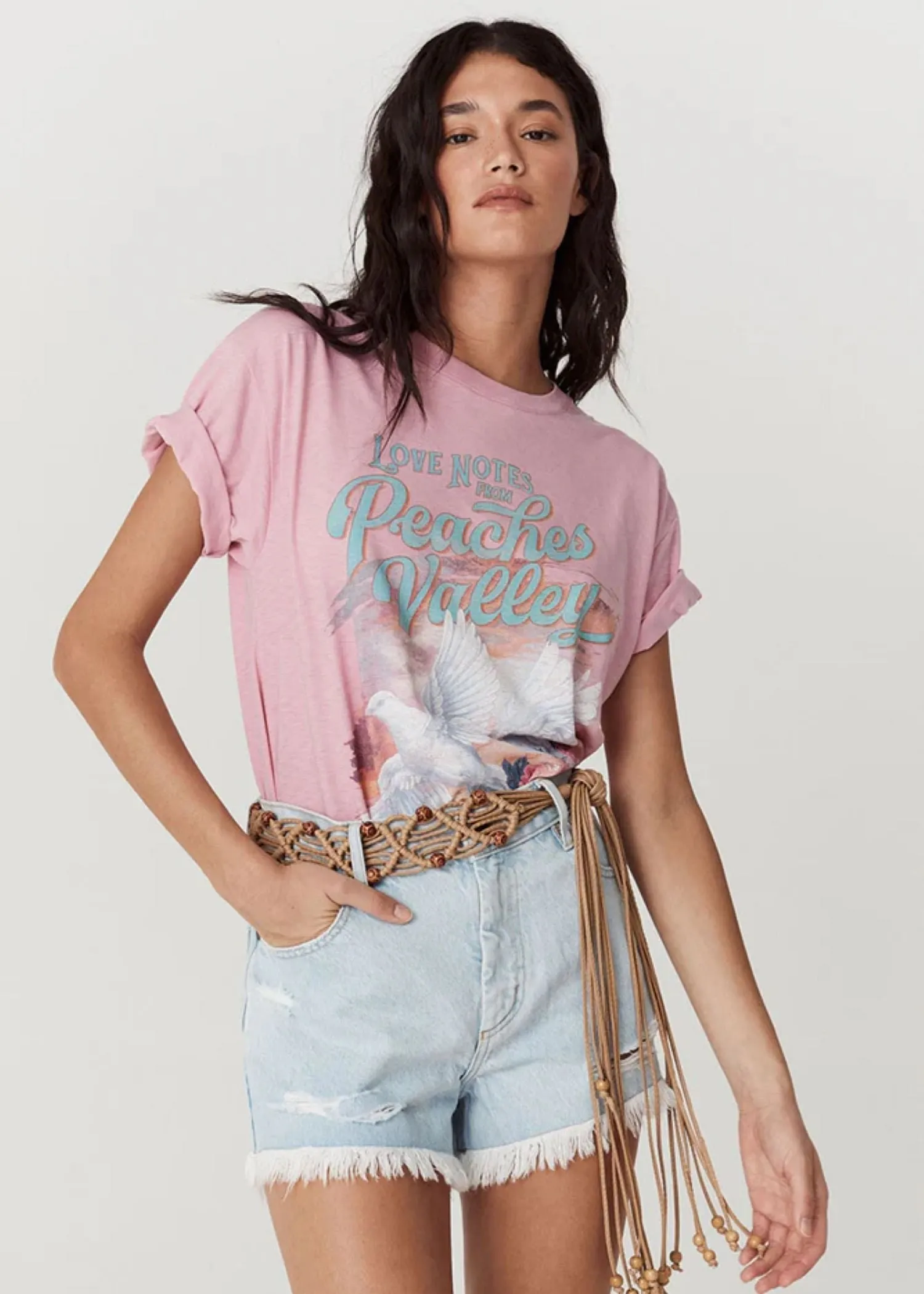 Peaches Biker Tee