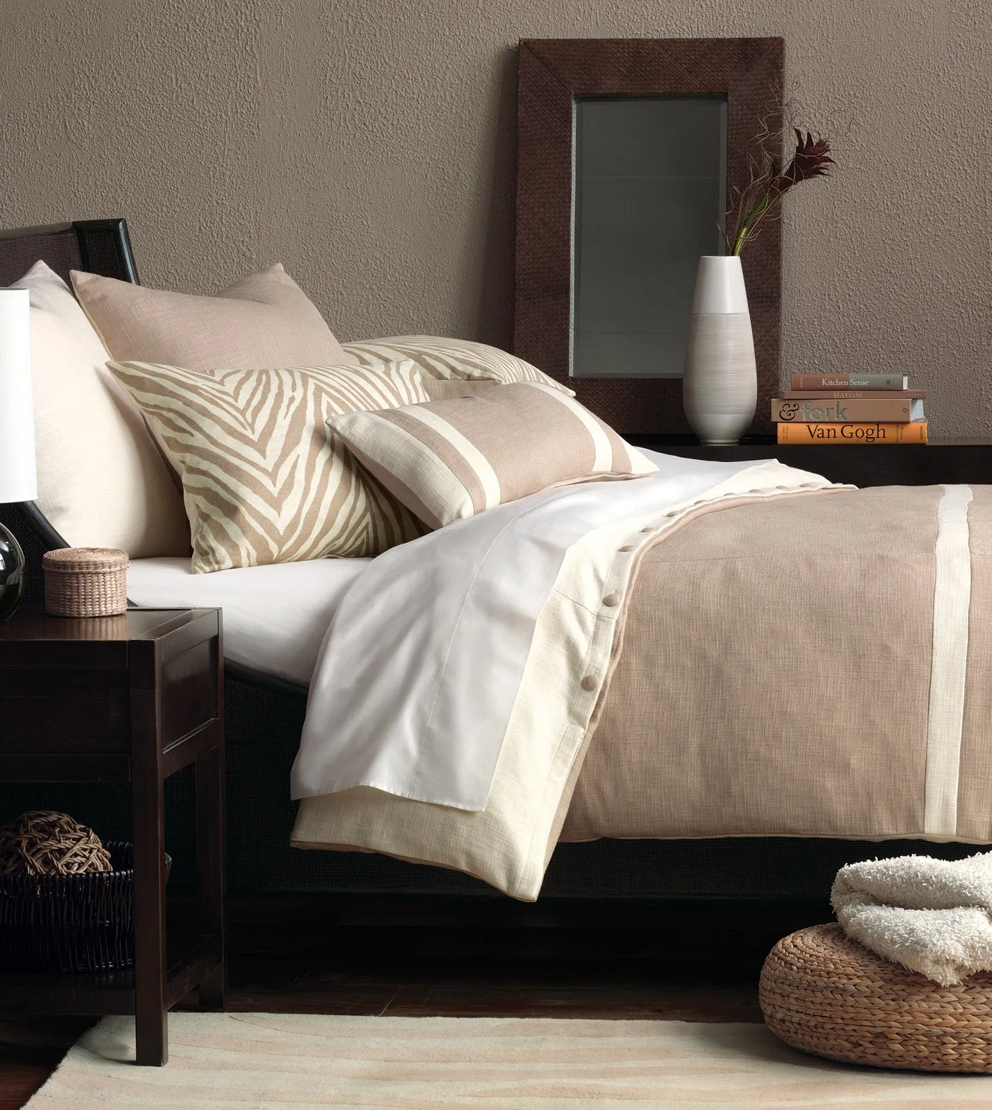 Penn Haberdash Natural Linen Duvet Cover