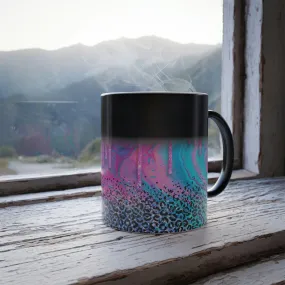 Pink glitter drip 11oz Color Morphing Mug