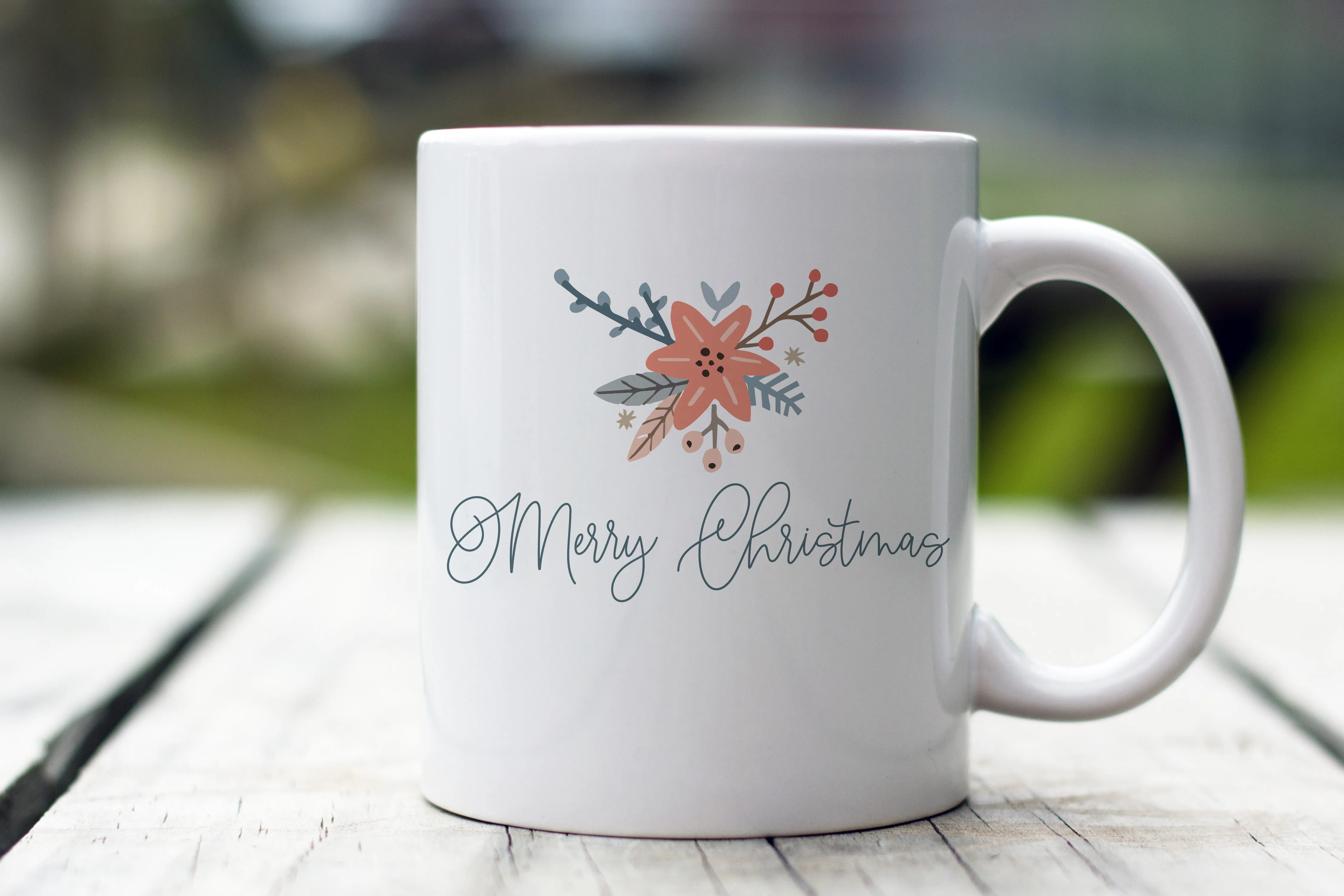 Poinsettia Bouquet Coffee Mug