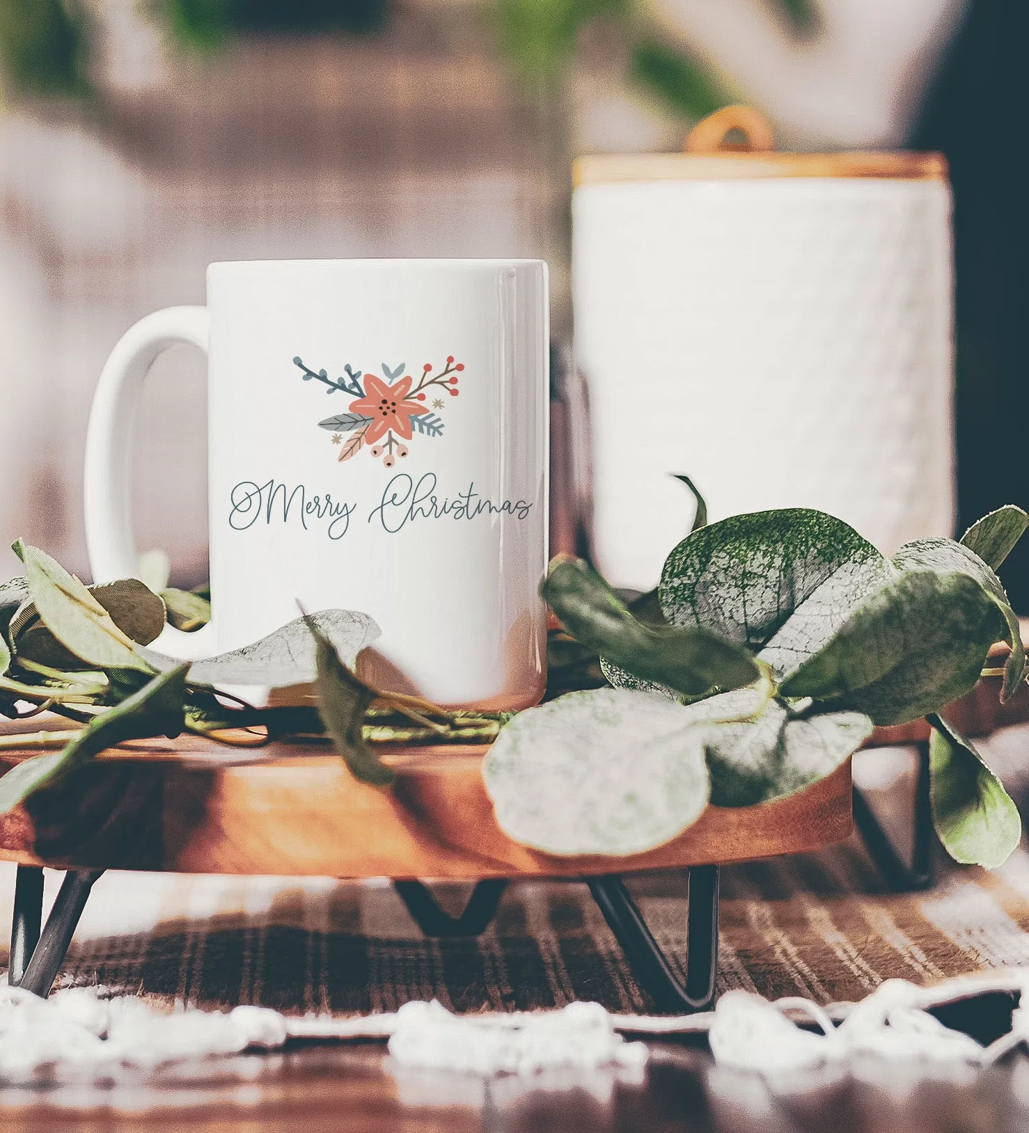 Poinsettia Bouquet Coffee Mug