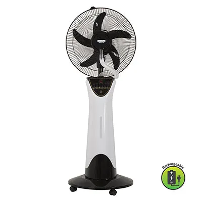 Portable Rechargeable Mist Fan With Led Light