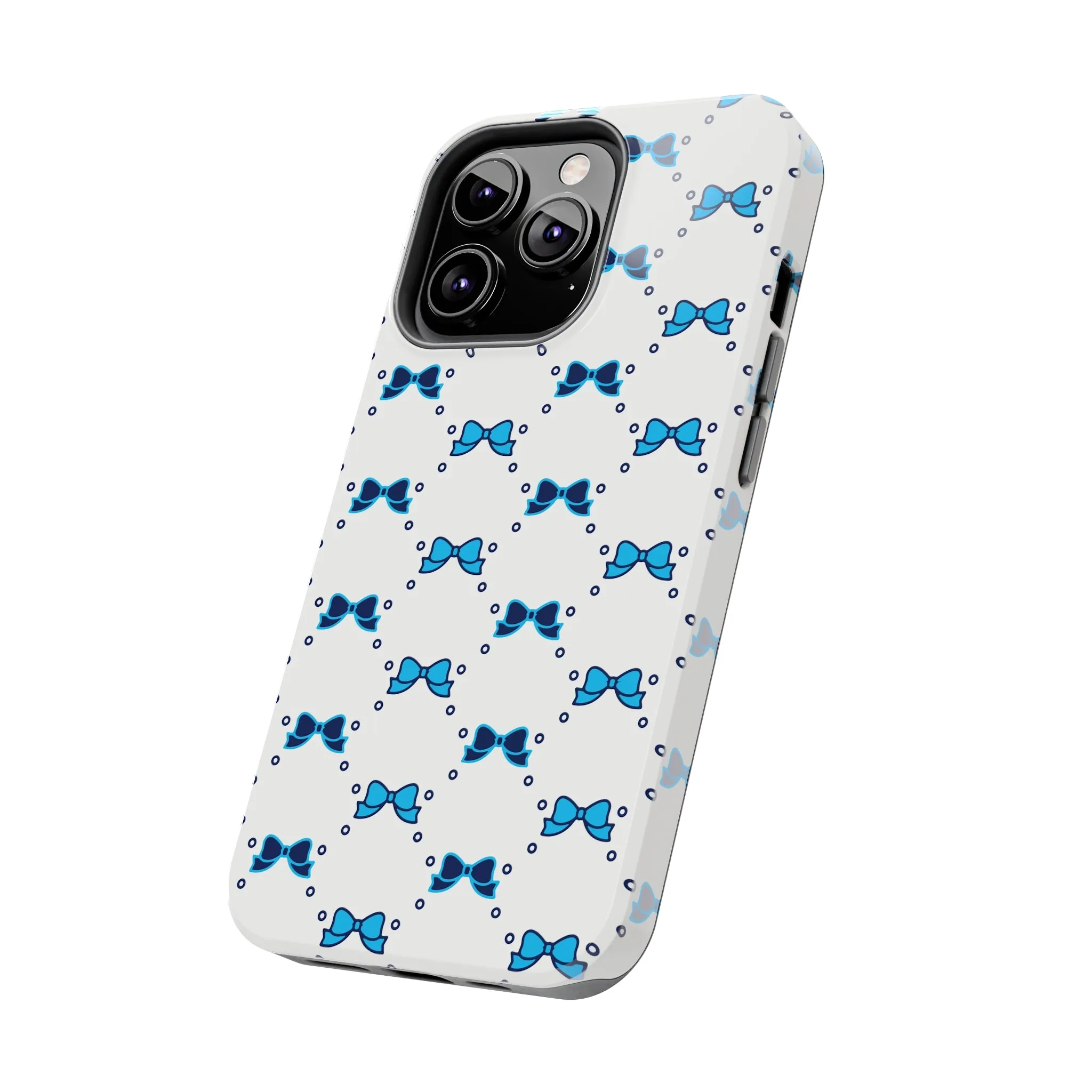 Pretty Little Bow Phone Case, Bed Party Bow Iphone case, Bow Phone Case, College Case, Bow Gift - Bow Aesthetic, Villanova, PSU, Blue Bow