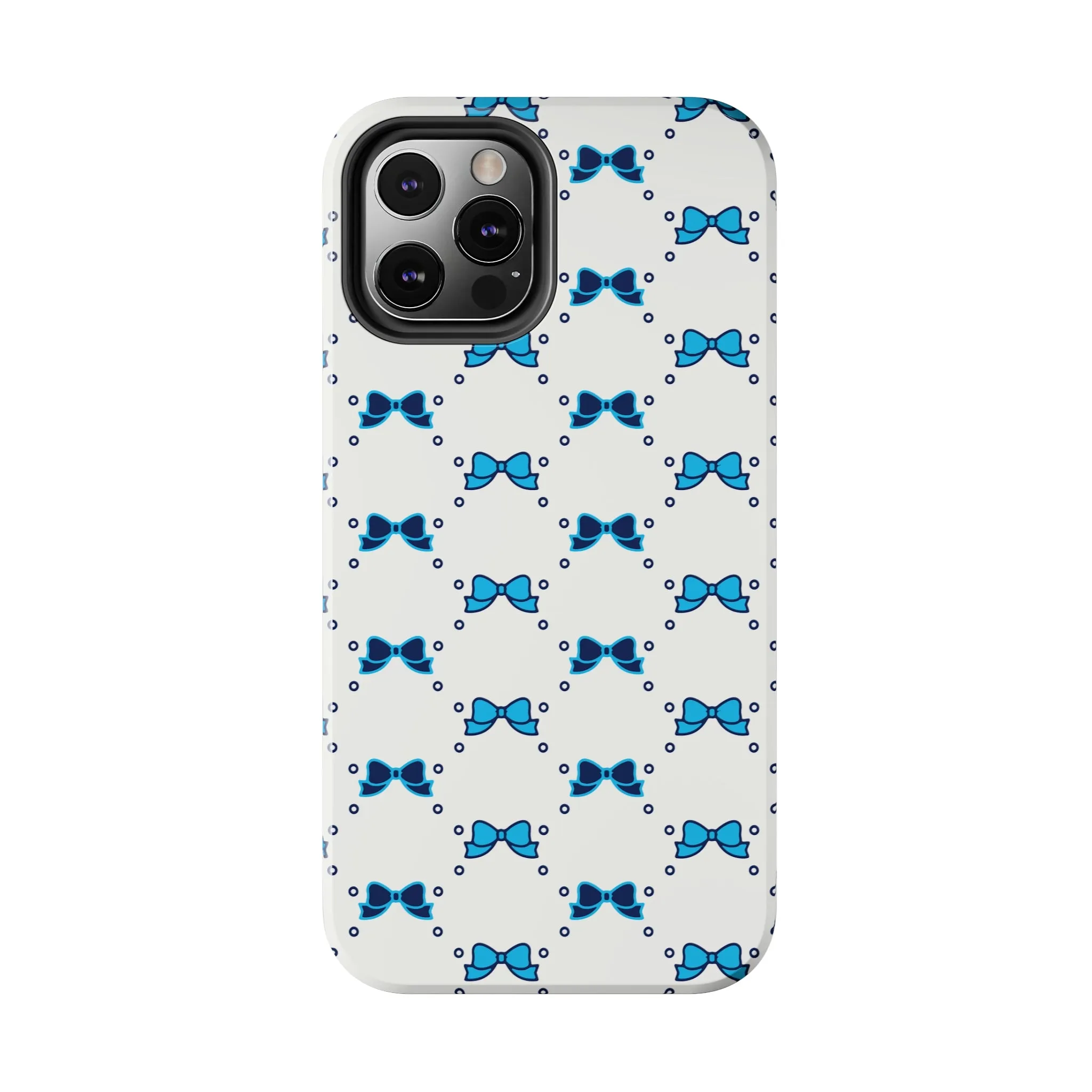 Pretty Little Bow Phone Case, Bed Party Bow Iphone case, Bow Phone Case, College Case, Bow Gift - Bow Aesthetic, Villanova, PSU, Blue Bow