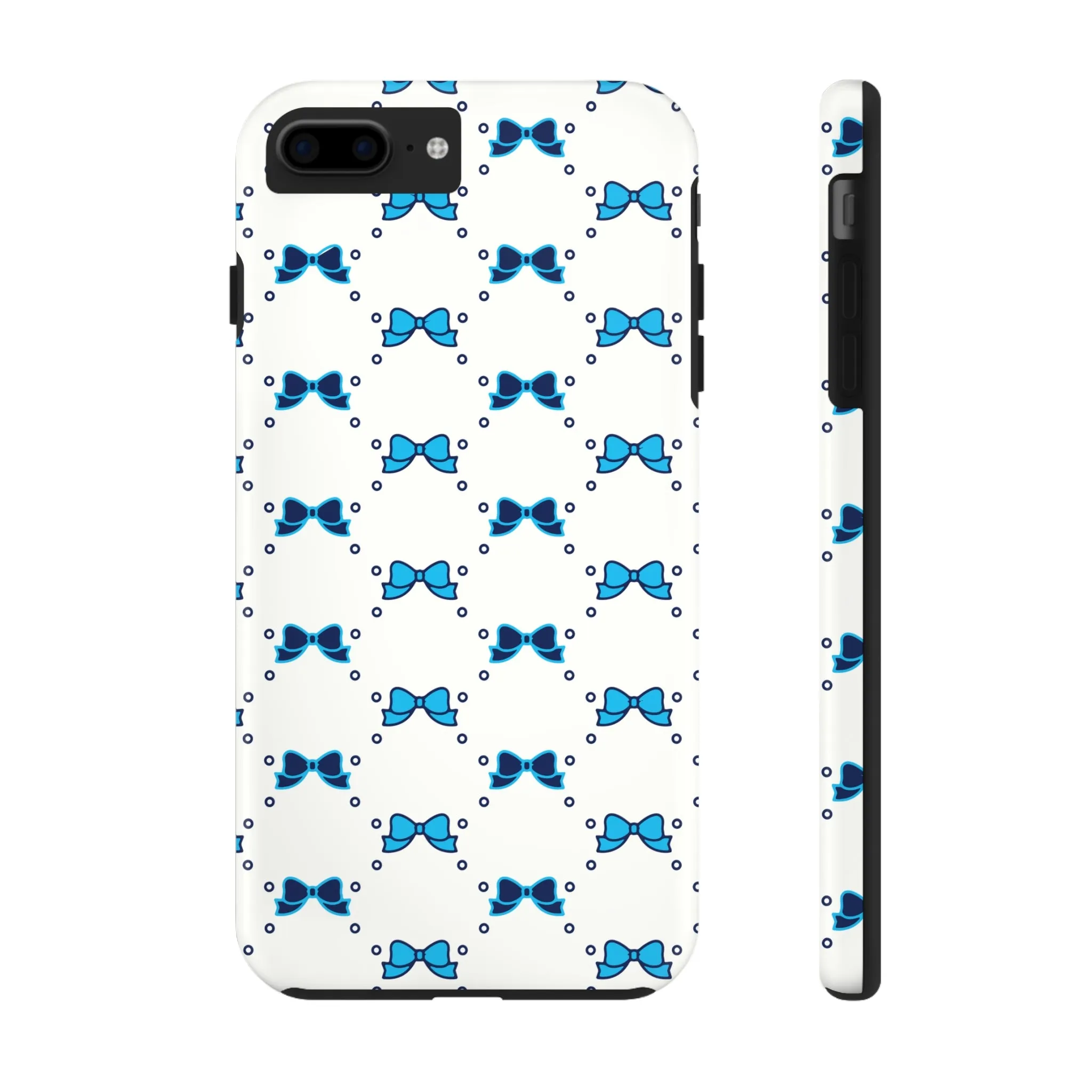 Pretty Little Bow Phone Case, Bed Party Bow Iphone case, Bow Phone Case, College Case, Bow Gift - Bow Aesthetic, Villanova, PSU, Blue Bow