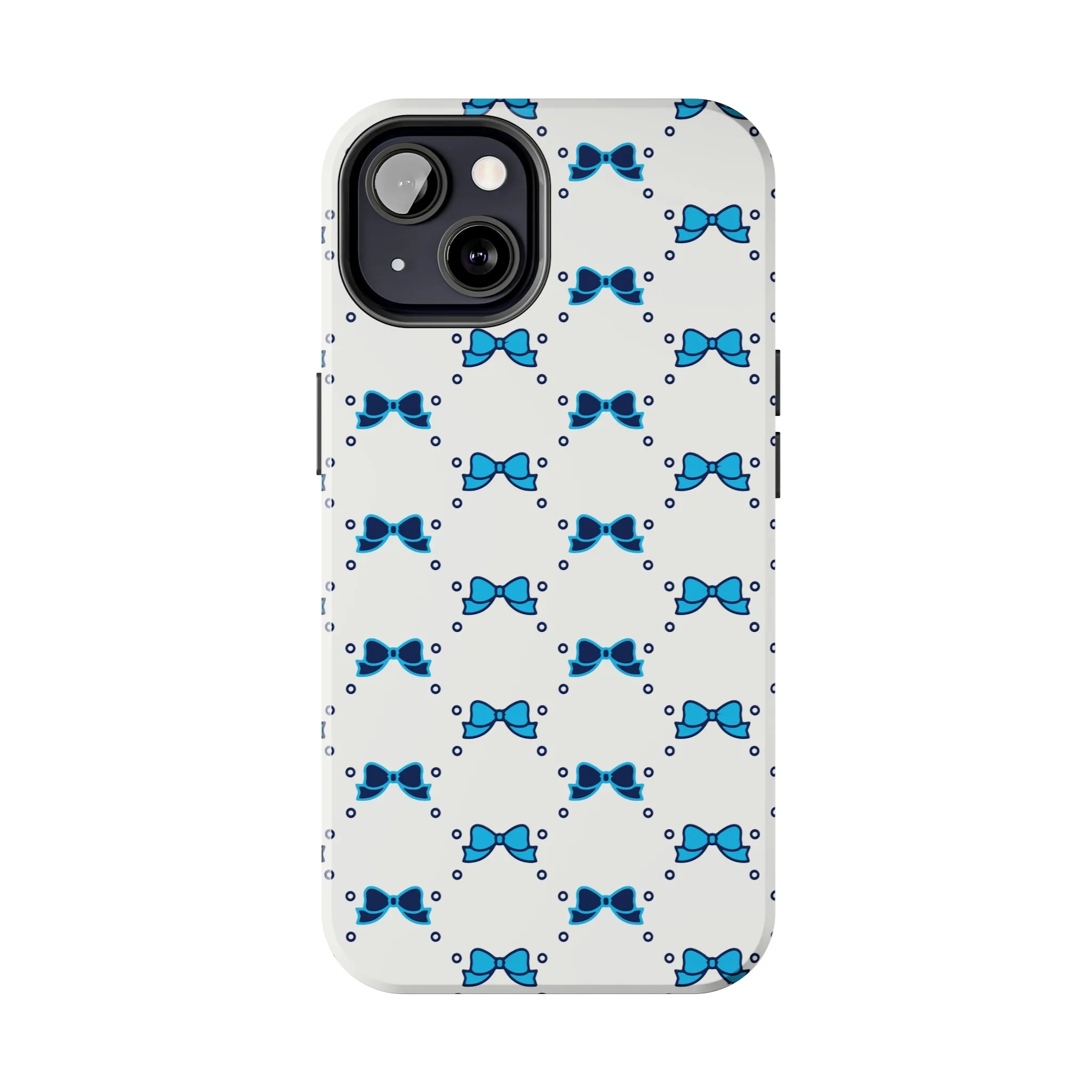 Pretty Little Bow Phone Case, Bed Party Bow Iphone case, Bow Phone Case, College Case, Bow Gift - Bow Aesthetic, Villanova, PSU, Blue Bow