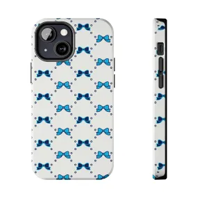 Pretty Little Bow Phone Case, Bed Party Bow Iphone case, Bow Phone Case, College Case, Bow Gift - Bow Aesthetic, Villanova, PSU, Blue Bow