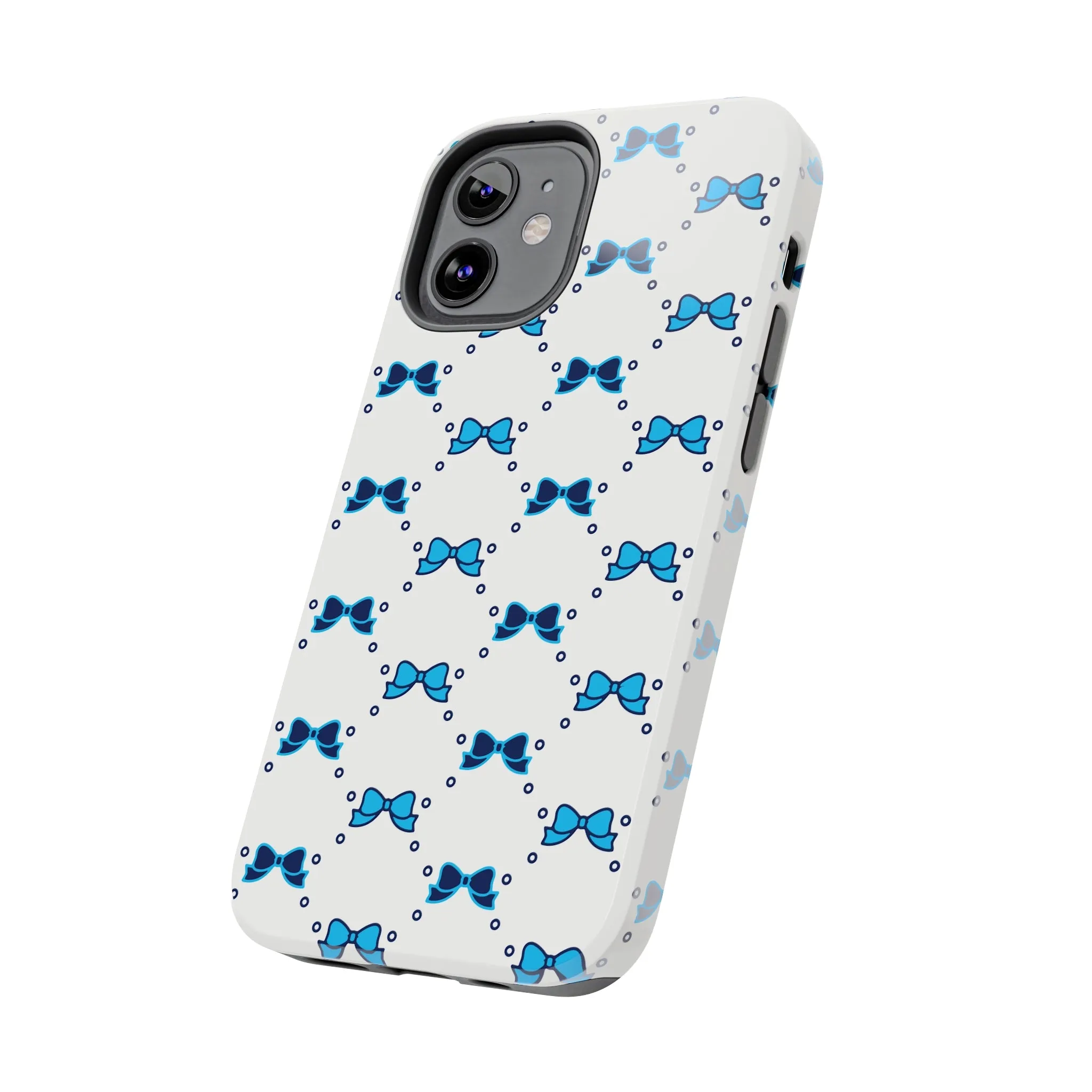 Pretty Little Bow Phone Case, Bed Party Bow Iphone case, Bow Phone Case, College Case, Bow Gift - Bow Aesthetic, Villanova, PSU, Blue Bow