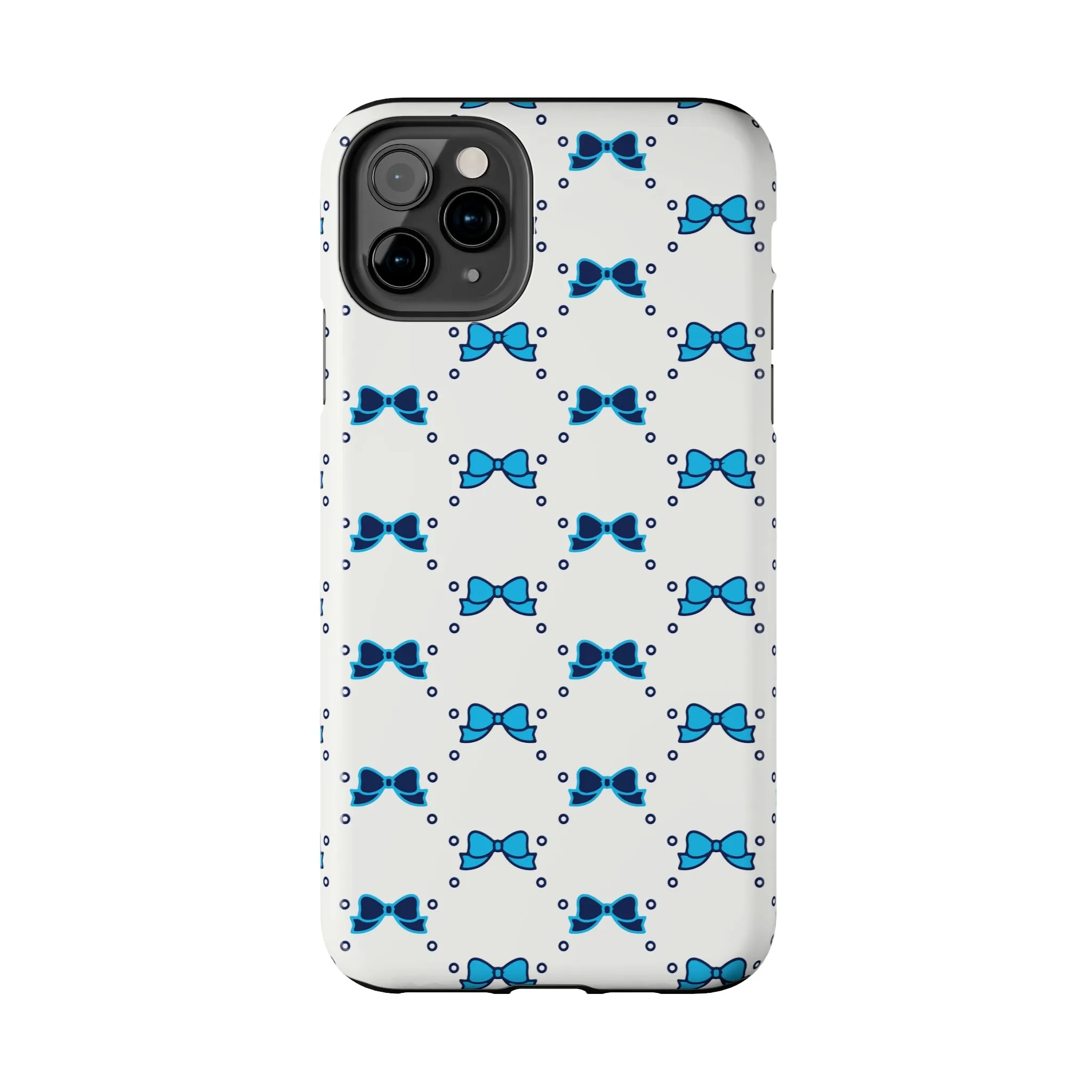 Pretty Little Bow Phone Case, Bed Party Bow Iphone case, Bow Phone Case, College Case, Bow Gift - Bow Aesthetic, Villanova, PSU, Blue Bow