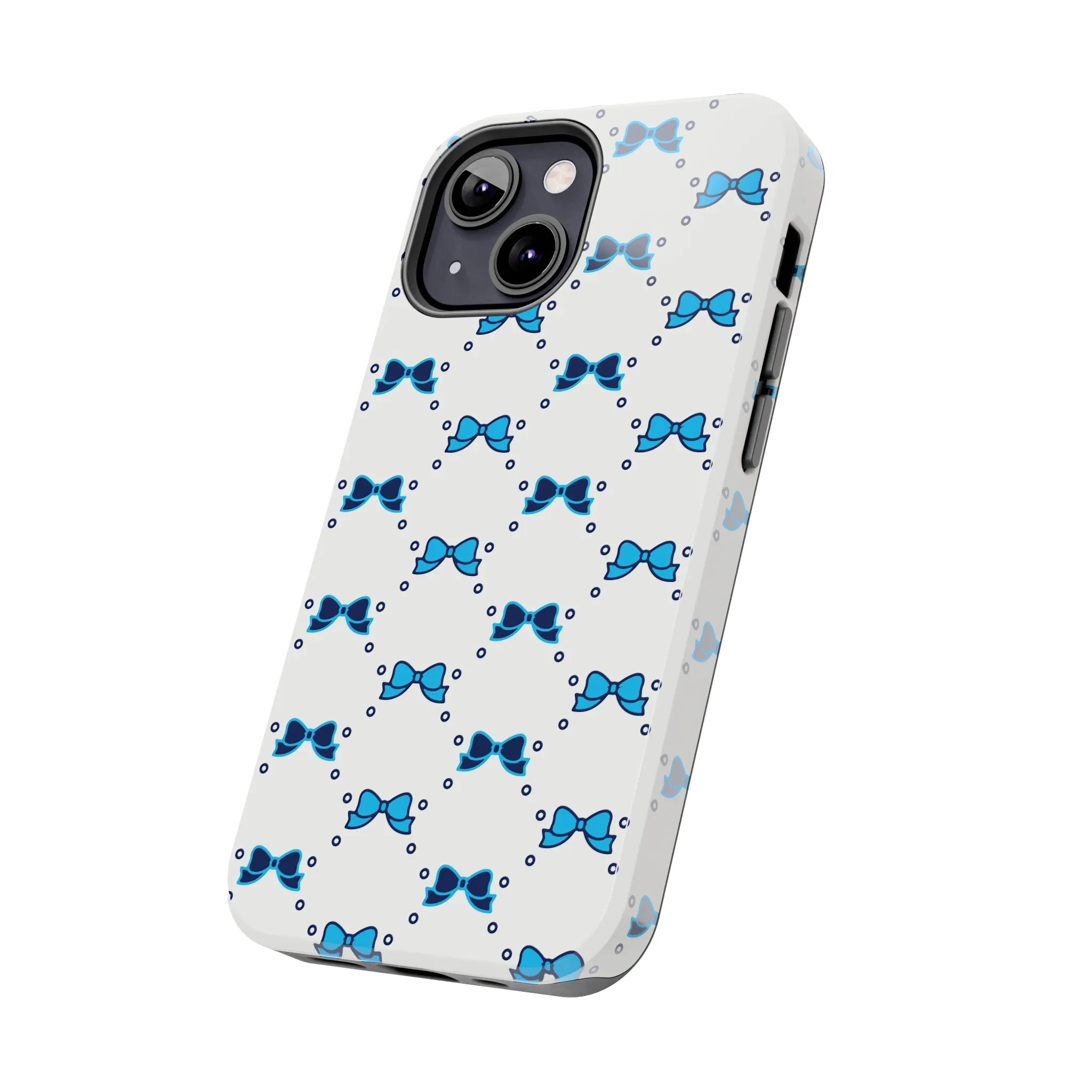 Pretty Little Bow Phone Case, Bed Party Bow Iphone case, Bow Phone Case, College Case, Bow Gift - Bow Aesthetic, Villanova, PSU, Blue Bow