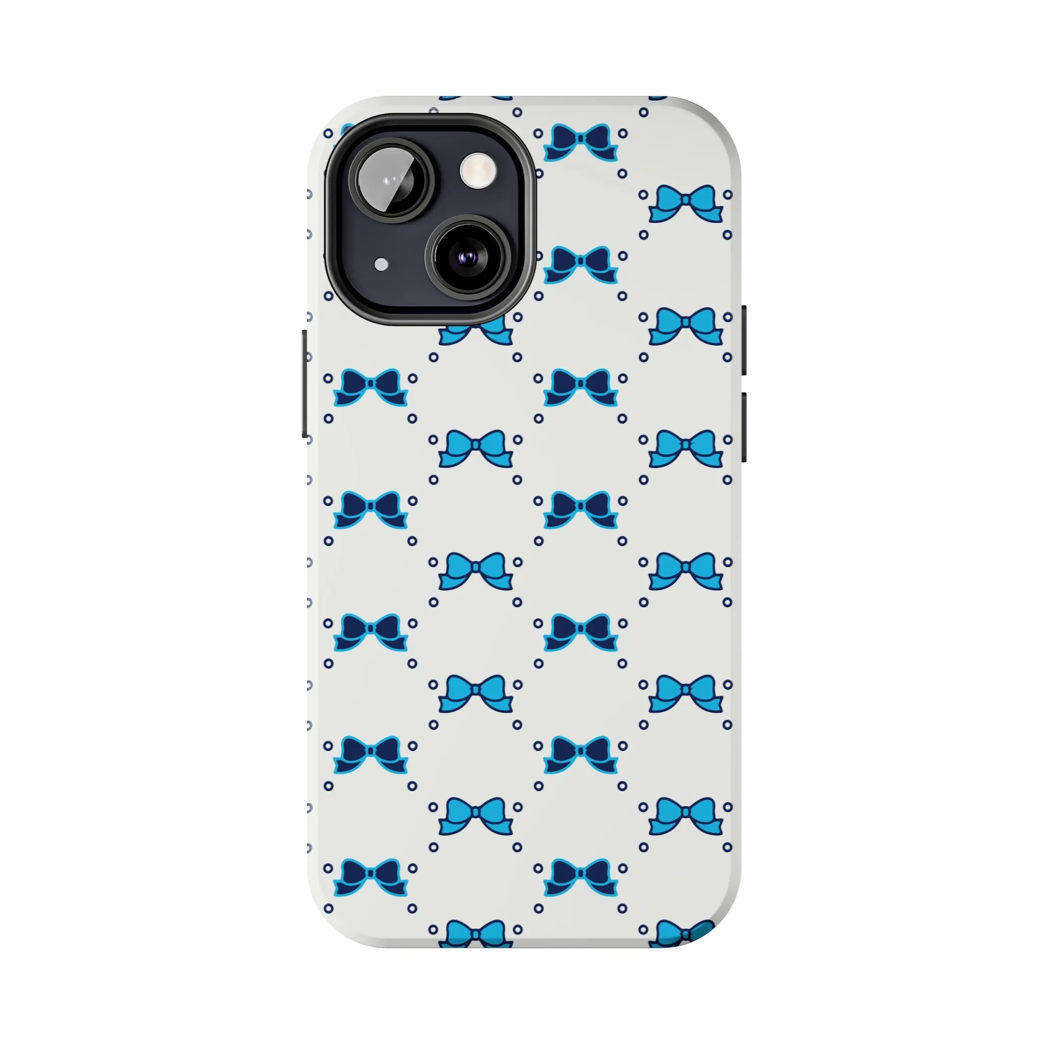 Pretty Little Bow Phone Case, Bed Party Bow Iphone case, Bow Phone Case, College Case, Bow Gift - Bow Aesthetic, Villanova, PSU, Blue Bow