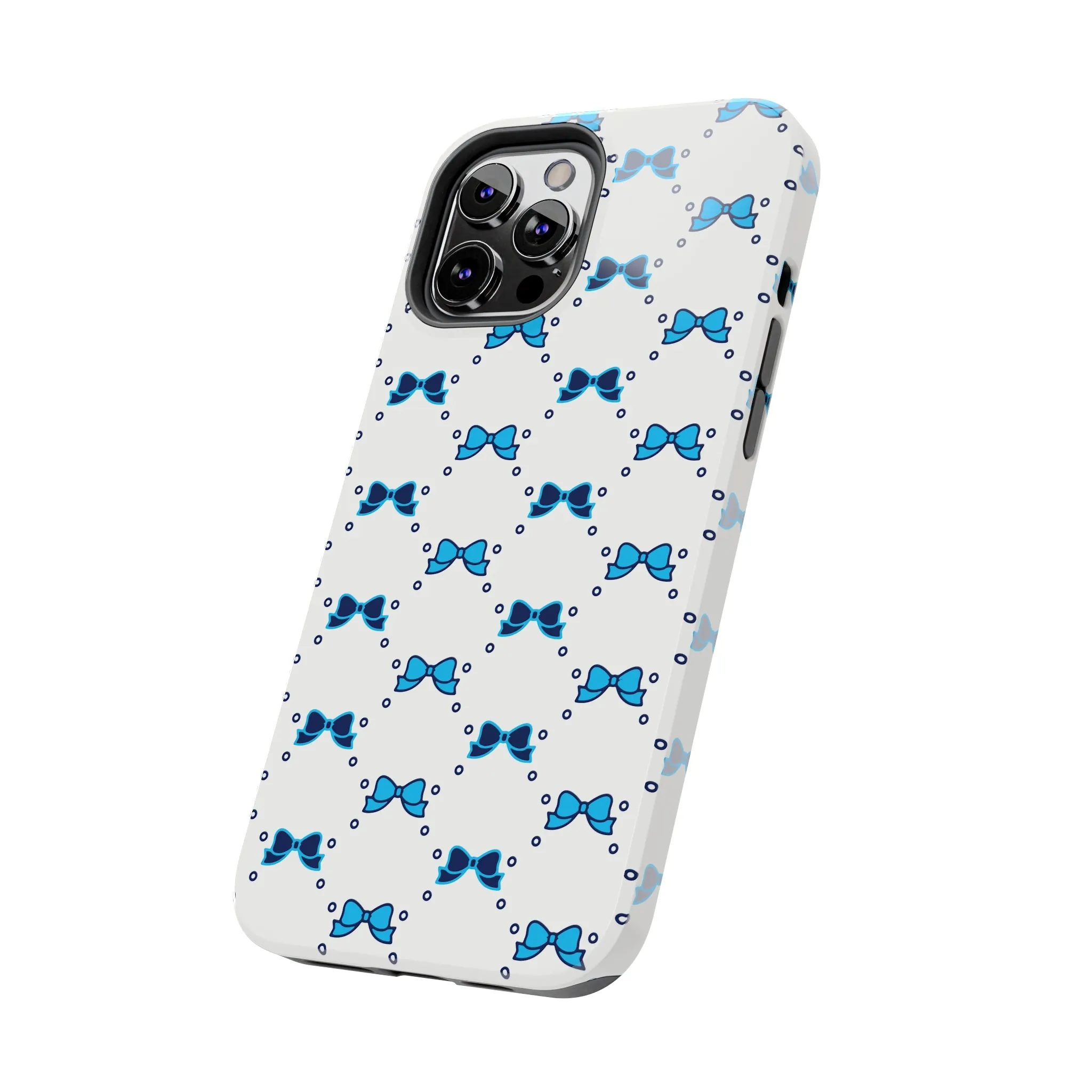 Pretty Little Bow Phone Case, Bed Party Bow Iphone case, Bow Phone Case, College Case, Bow Gift - Bow Aesthetic, Villanova, PSU, Blue Bow