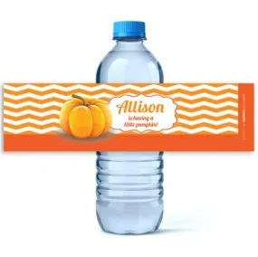 Pumpkin Patch  Water Bottle Labels