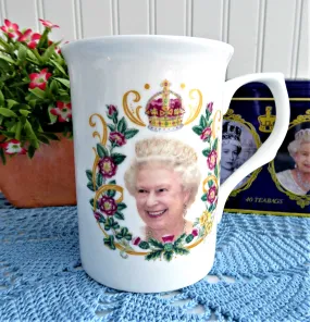 Queen Elizabeth II Platinum Jubilee Mug English Bone China 2022